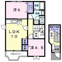 フラワー欠間の物件間取画像